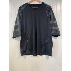 Zoic Shirt Mens XL Black Crewneck Tee Activewear Stretch Outdoor Performance